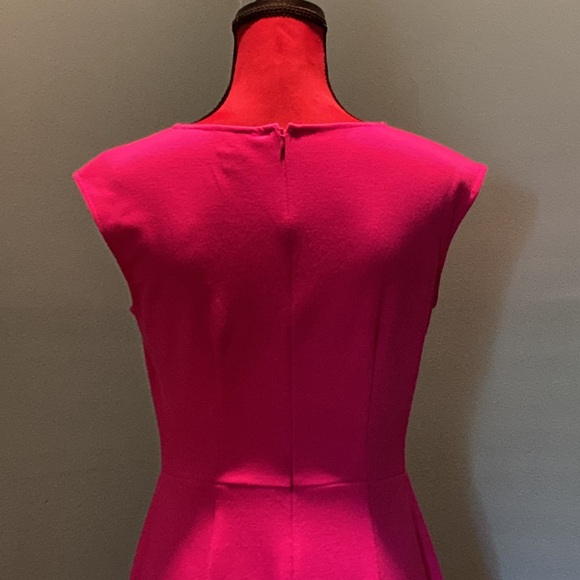 Merona Fuchsia Pink Sheath Dress Size Small - Picture 6 of 13